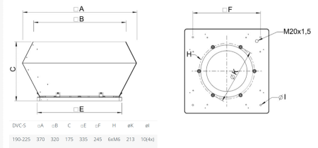 Systemair DVC 190-S EC, крышный вентилятор